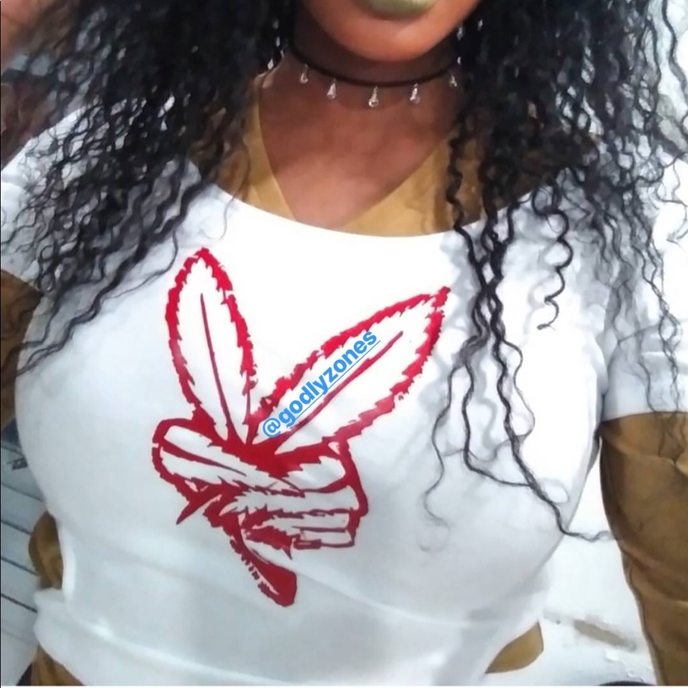 Godly Zones W. E. E. D collection crop top